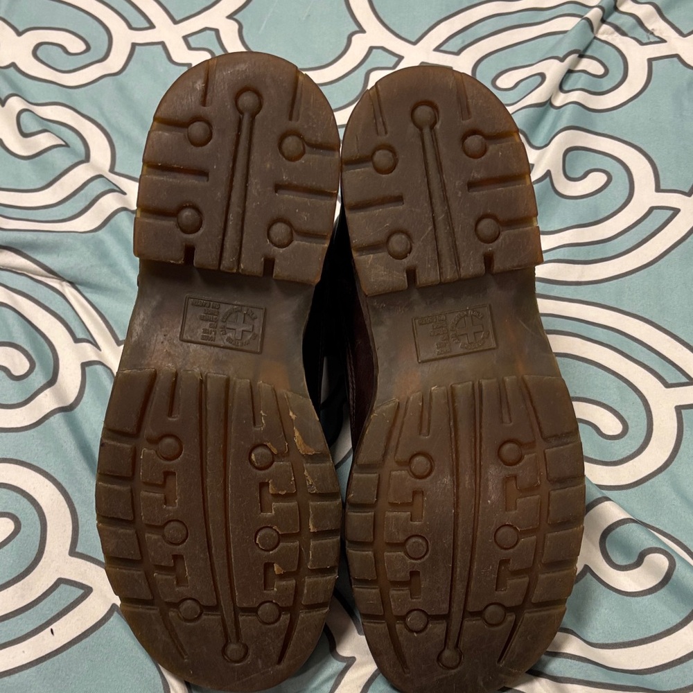 Dr. Martens Dark Brown Men's Leather Boots - Picture 12 of 14